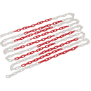 Safety Chain Red/White 25m x 6mm | Pipe Manufacturers Ltd..