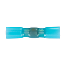 Heat Shrink Butt Connector with Crimp & Solder Blue Pack of 25 | Pipe Manufacturers Ltd..