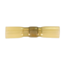 Heat Shrink Butt Connector with Crimp & Solder Yellow Pack of 25 | Pipe Manufacturers Ltd..
