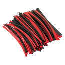 Heat Shrink Tubing Black & Red 200mm 100pc | Pipe Manufacturers Ltd..