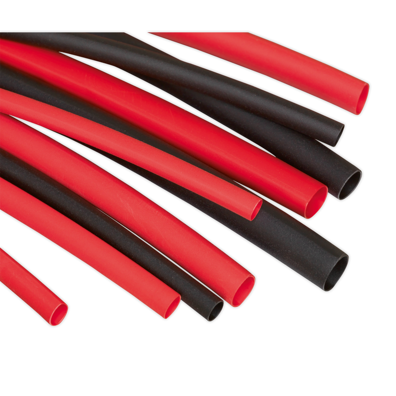 Heat Shrink Tubing Assortment 180pc 50 & 100mm Black & Red | Pipe Manufacturers Ltd..