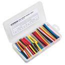Heat Shrink Tubing Assortment 180pc 50 & 100mm Mixed Colours | Pipe Manufacturers Ltd..