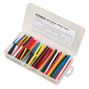 Heat Shrink Tubing Assortment 180pc 50 & 100mm Mixed Colours | Pipe Manufacturers Ltd..