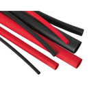 Heat Shrink Tubing Assortment 72pc Black & Red Adhesive Lined 200mm | Pipe Manufacturers Ltd..