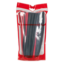 Heat Shrink Tubing Assortment 72pc Black & Red Adhesive Lined 200mm | Pipe Manufacturers Ltd..