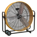 Industrial High Velocity Drum Fan 30" 110V | Pipe Manufacturers Ltd..