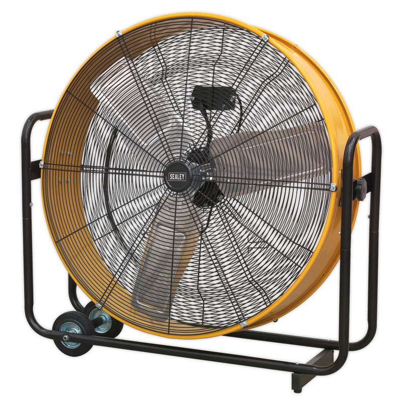 Industrial High Velocity Drum Fan 30" 110V | Pipe Manufacturers Ltd..