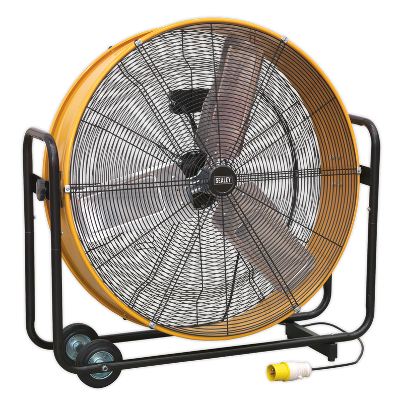 Industrial High Velocity Drum Fan 30" 110V | Pipe Manufacturers Ltd..