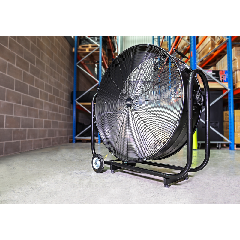 Industrial High Velocity Drum Fan 42" Belt Drive 230V | Pipe Manufacturers Ltd..