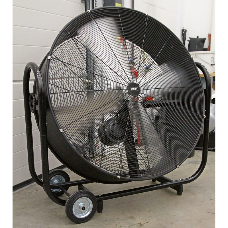 Industrial High Velocity Drum Fan 42" Belt Drive 230V | Pipe Manufacturers Ltd..