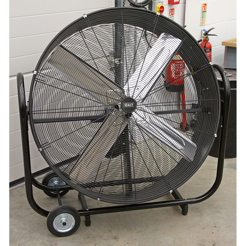 Industrial High Velocity Drum Fan 42" Belt Drive 230V | Pipe Manufacturers Ltd..