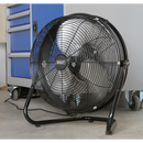 Industrial High Velocity Floor Fan with Internal Oscillation 18" | Pipe Manufacturers Ltd..