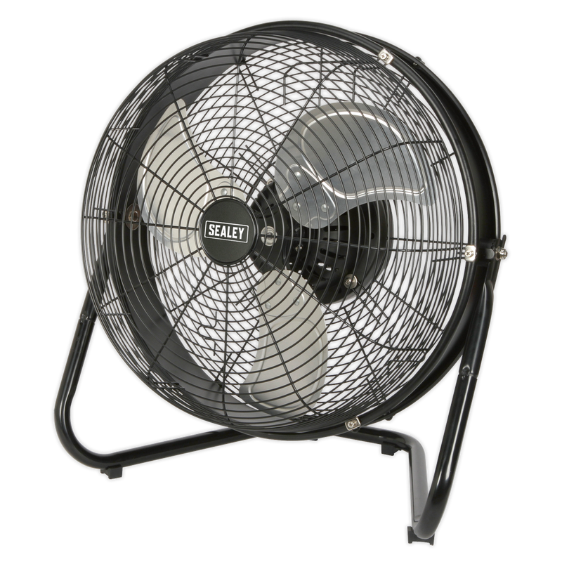 Industrial High Velocity Floor Fan with Internal Oscillation 18" | Pipe Manufacturers Ltd..