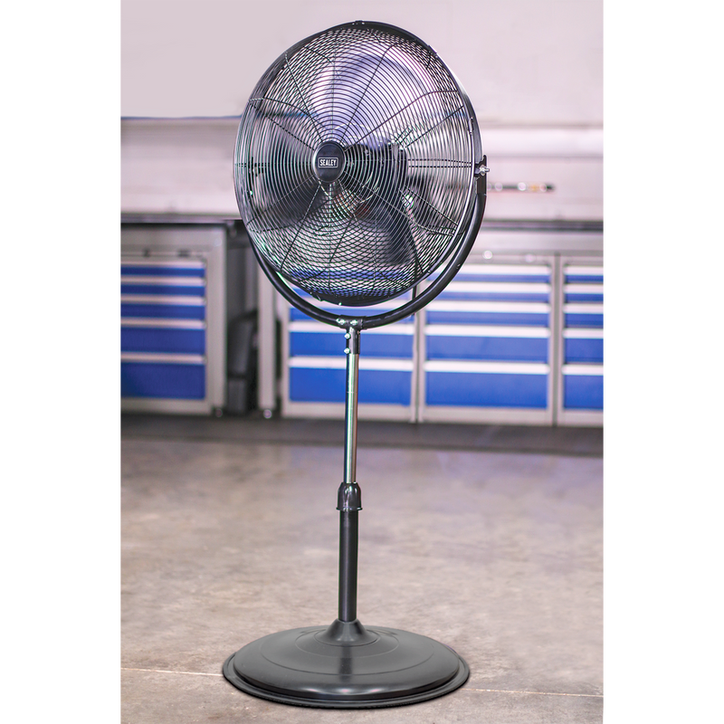 Industrial High Velocity Pedestal Fan 20" 230V | Pipe Manufacturers Ltd..