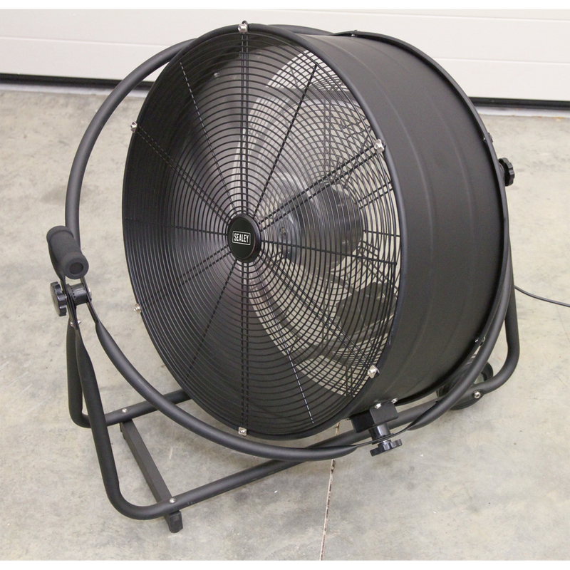 Industrial High Velocity Orbital Drum Fan 24" 230V | Pipe Manufacturers Ltd..
