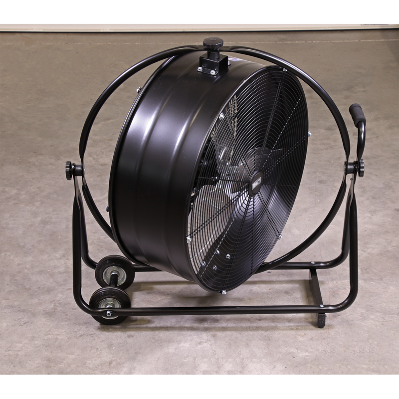 Industrial High Velocity Orbital Drum Fan 24" 230V | Pipe Manufacturers Ltd..