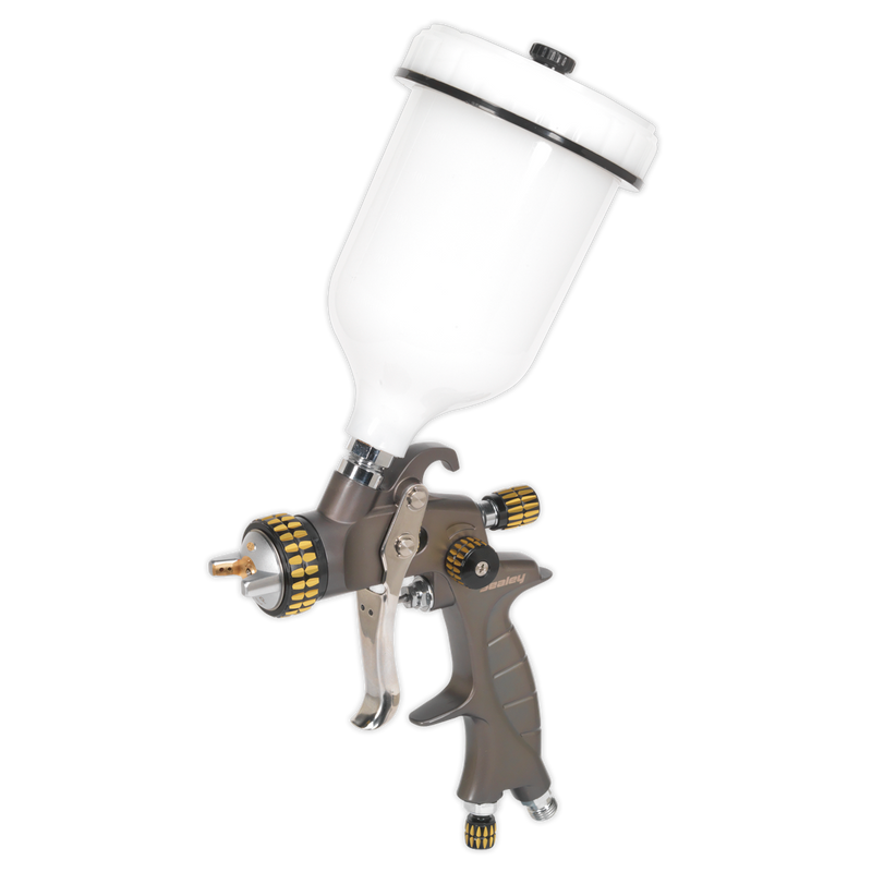 HVLP Gravity Feed Spray Gun 1.4mm Set-Up | Pipe Manufacturers Ltd..