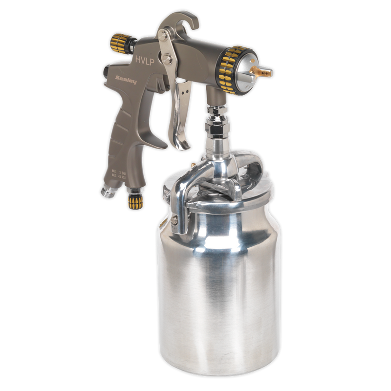 HVLP Suction Feed Spray Gun 1.7mm Set-Up | Pipe Manufacturers Ltd..
