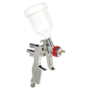 HVLP Gravity Feed Touch-Up Spray Gun 0.8mm Set-Up | Pipe Manufacturers Ltd..