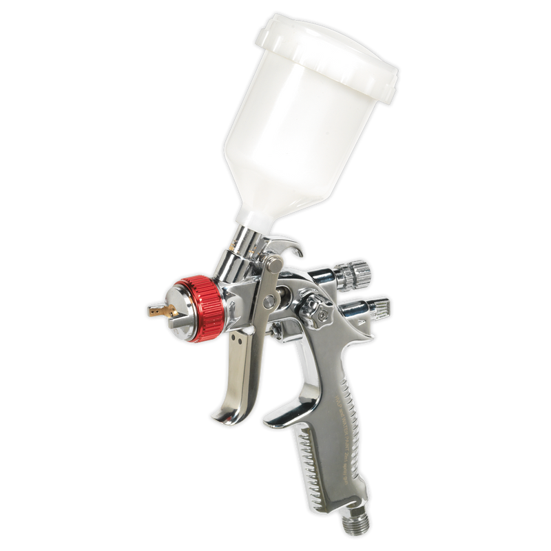 HVLP Gravity Feed Touch-Up Spray Gun 0.8mm Set-Up | Pipe Manufacturers Ltd..