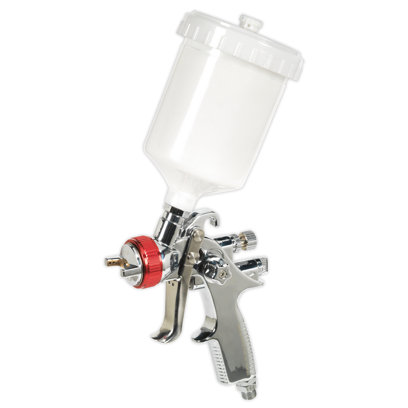 HVLP Gravity Feed Spray Gun 1.3mm Set-Up | Pipe Manufacturers Ltd..