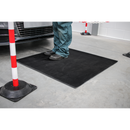 Electrician's Insulating Rubber Safety Mat 1 x 1m | Pipe Manufacturers Ltd..