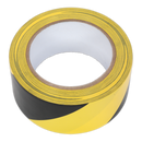 Hazard Warning Tape 50mm x 33m Black/Yellow | Pipe Manufacturers Ltd..