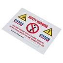 Hybrid/Electric Vehicle Warning Sign | Pipe Manufacturers Ltd..