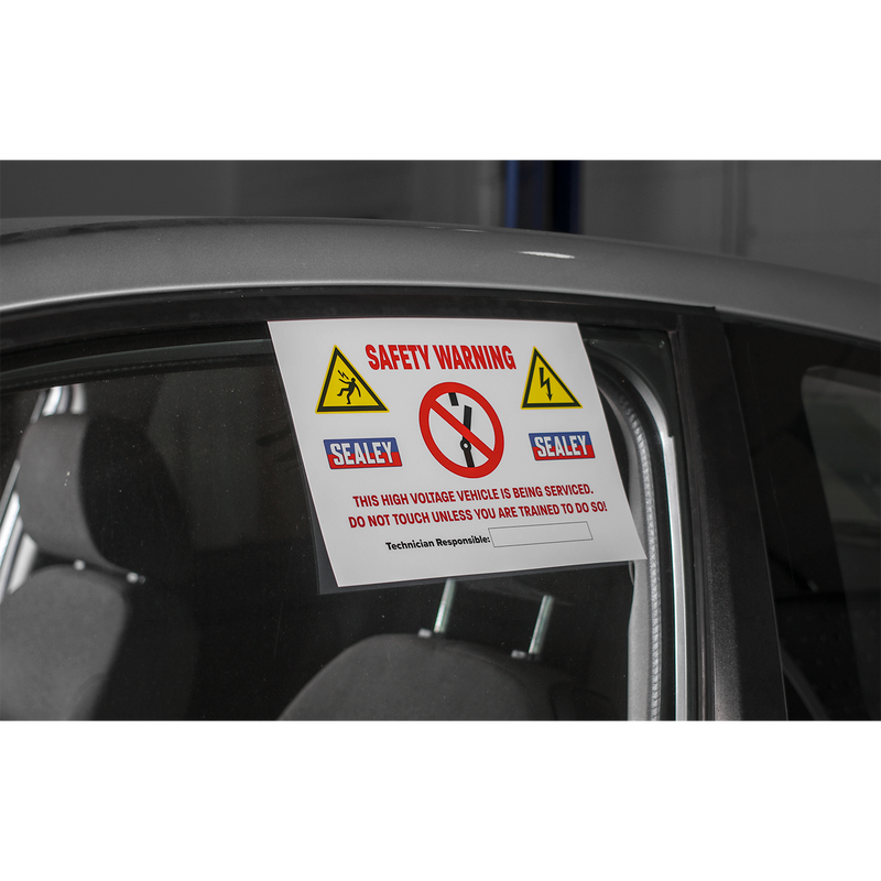 Hybrid/Electric Vehicle Warning Sign | Pipe Manufacturers Ltd..