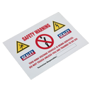 Hybrid/Electric Vehicle Warning Sign | Pipe Manufacturers Ltd..