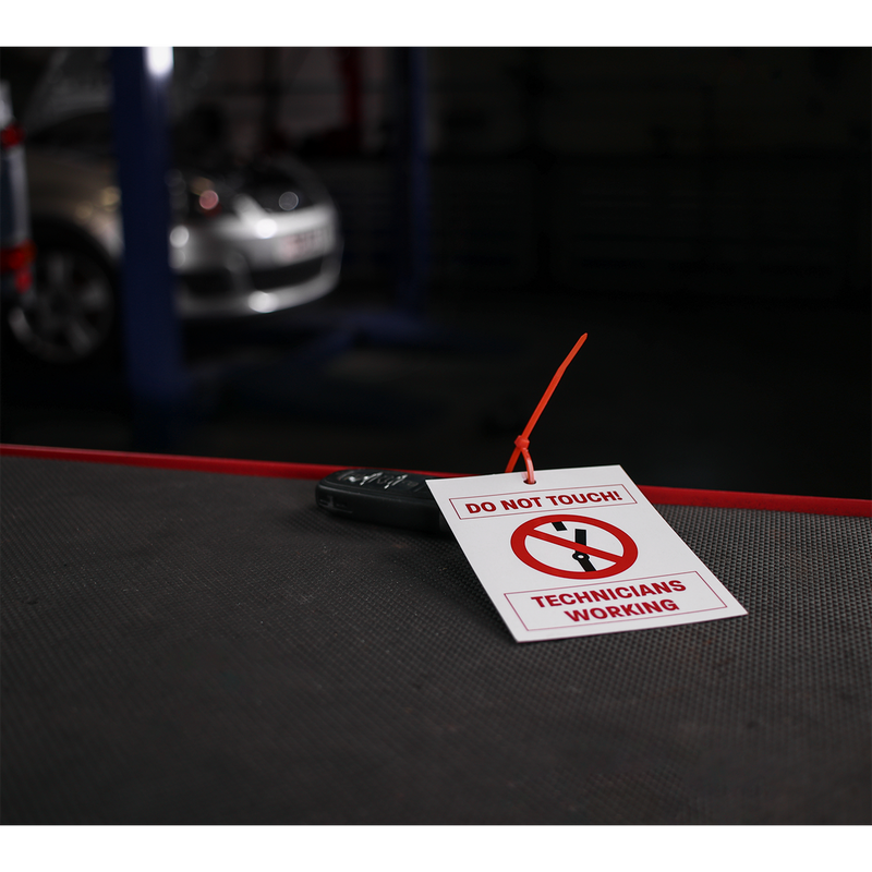 Hybrid/Electric Vehicle Keyring Warning Tag | Pipe Manufacturers Ltd..