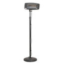 Infrared Quartz Patio Heater 2000W/230V with Telescopic Floor Stand | Pipe Manufacturers Ltd..