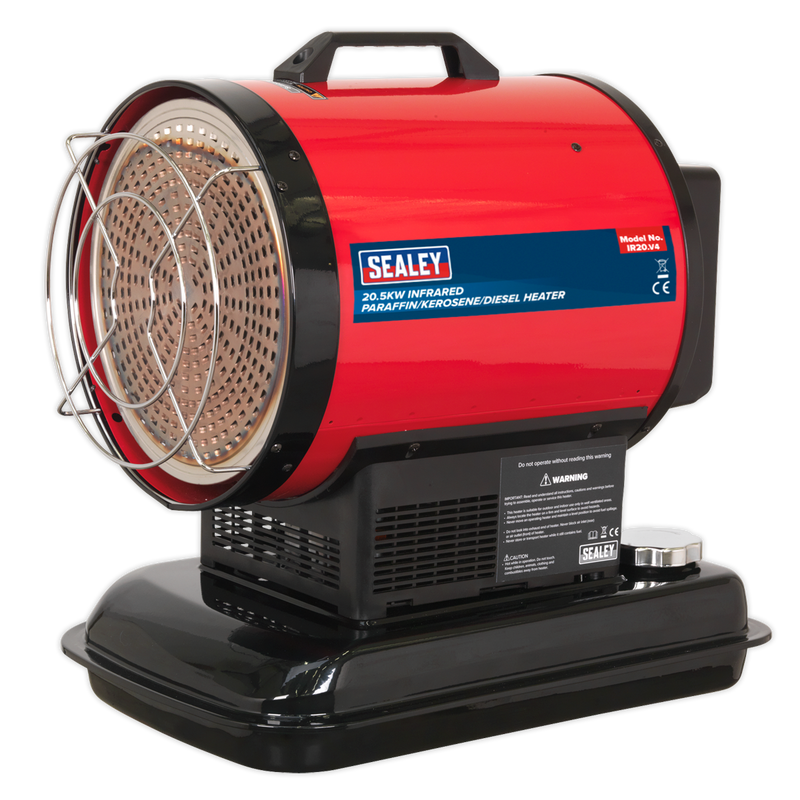 Infrared Paraffin/Kerosene/Diesel Heater 20.5kW 230V | Pipe Manufacturers Ltd..