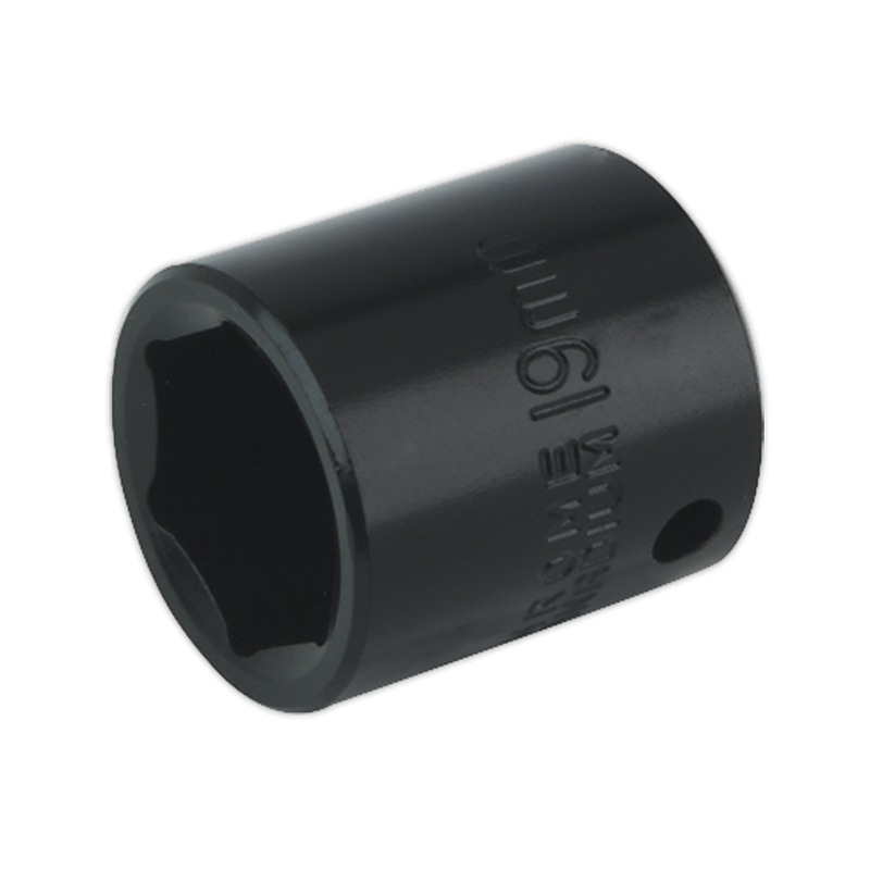 Impact Socket 19mm 3/8"Sq Drive | Pipe Manufacturers Ltd..