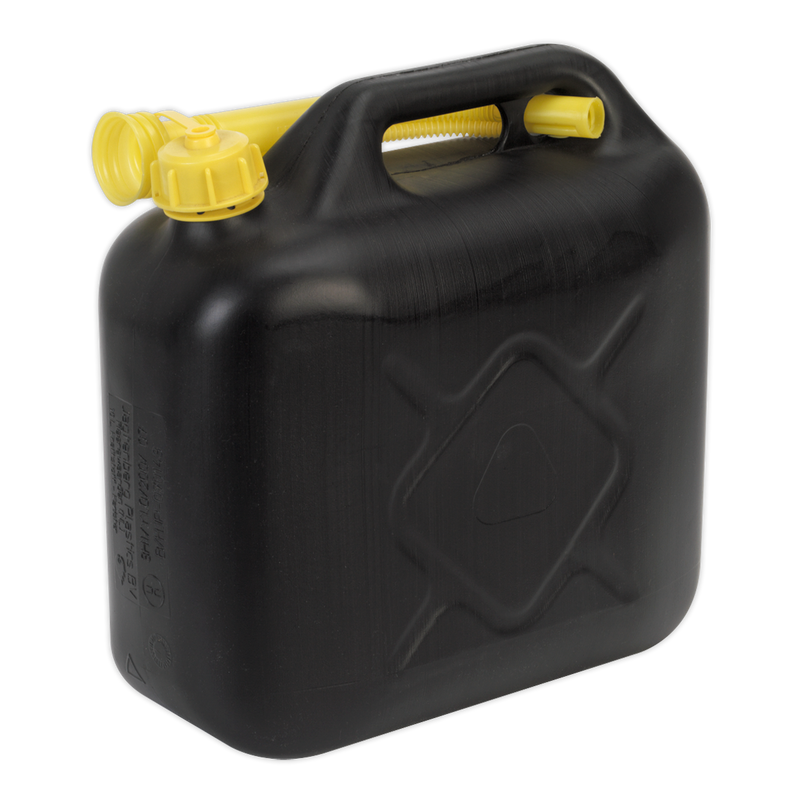 Fuel Can 10L - Black | Pipe Manufacturers Ltd..