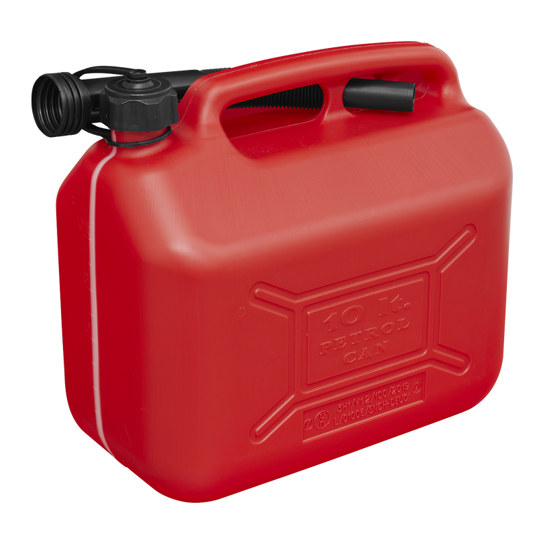 Fuel Can 10L - Red | Pipe Manufacturers Ltd..