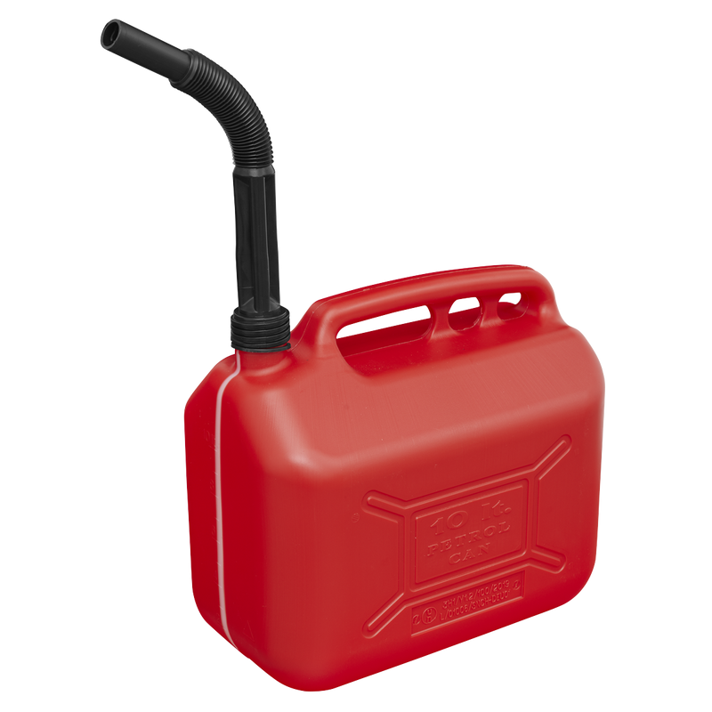 Fuel Can 10L - Red | Pipe Manufacturers Ltd..