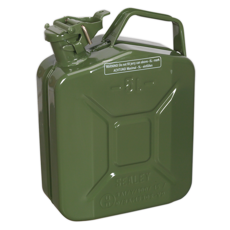 Jerry Can 5L - Green | Pipe Manufacturers Ltd..