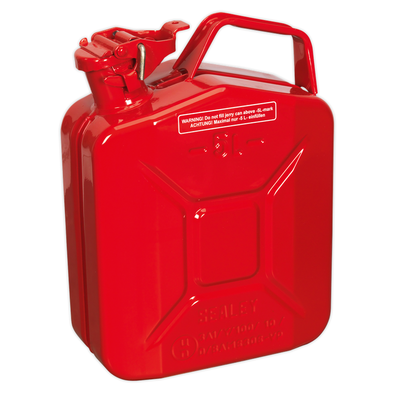 Jerry Can 5L - Red | Pipe Manufacturers Ltd..