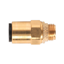 Brass SuperThread Straight Adaptor 6mm x 1/8"BSP Pack of 2 (John Guest Speedfit¨ - RM010611) | Pipe Manufacturers Ltd..