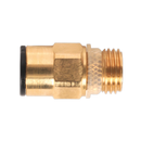 Brass SuperThread Straight Adaptor 8mm x 1/4"BSP Pack of 2 (John Guest Speedfit¨ - RM10812) | Pipe Manufacturers Ltd..