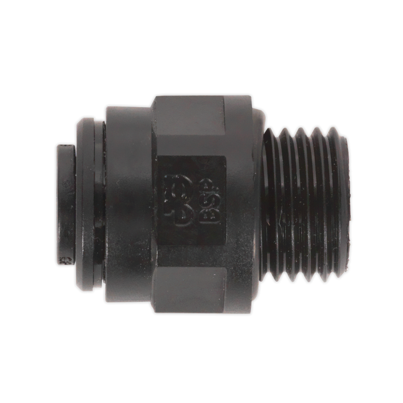 Straight Adaptor 10mm x 1/4"BSP Pack of 5 (John Guest Speedfit¨ - PM011012E) | Pipe Manufacturers Ltd..