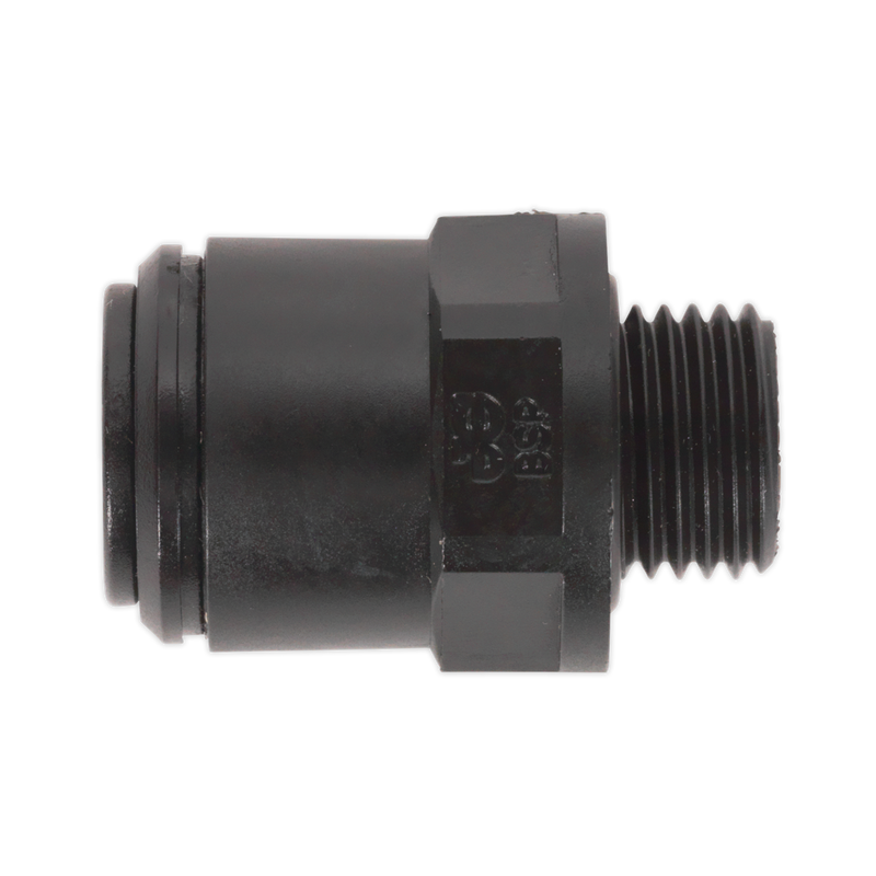 Straight Adaptor 6mm x 1/4"BSP Pack of 5 (John Guest Speedfit¨ - PM010612E) | Pipe Manufacturers Ltd..