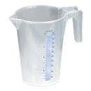 Measuring Jug Translucent 1L | Pipe Manufacturers Ltd..