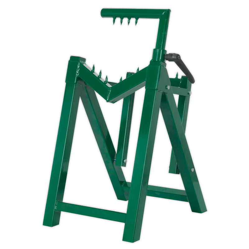 Heavy-Duty Log Stand ¯230mm Capacity | Pipe Manufacturers Ltd..
