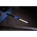 Rechargeable Slim Folding Pocket Light 2 COB + 1 SMD LED - Blue | Pipe Manufacturers Ltd..