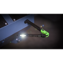 Rechargeable Slim Folding Pocket Light 2 COB + 1 SMD LED - Green | Pipe Manufacturers Ltd..