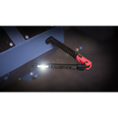 Rechargeable Slim Folding Pocket Light 2 COB + 1 SMD LED - Red | Pipe Manufacturers Ltd..