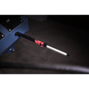 Rechargeable Slim Folding Pocket Light 2 COB + 1 SMD LED - Red | Pipe Manufacturers Ltd..