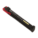 Rechargeable Slim Folding Pocket Light 2 COB + 1 SMD LED - Red | Pipe Manufacturers Ltd..